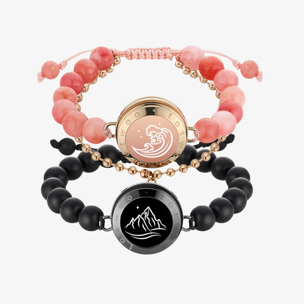 Pulseras para parejas con toque a distancia